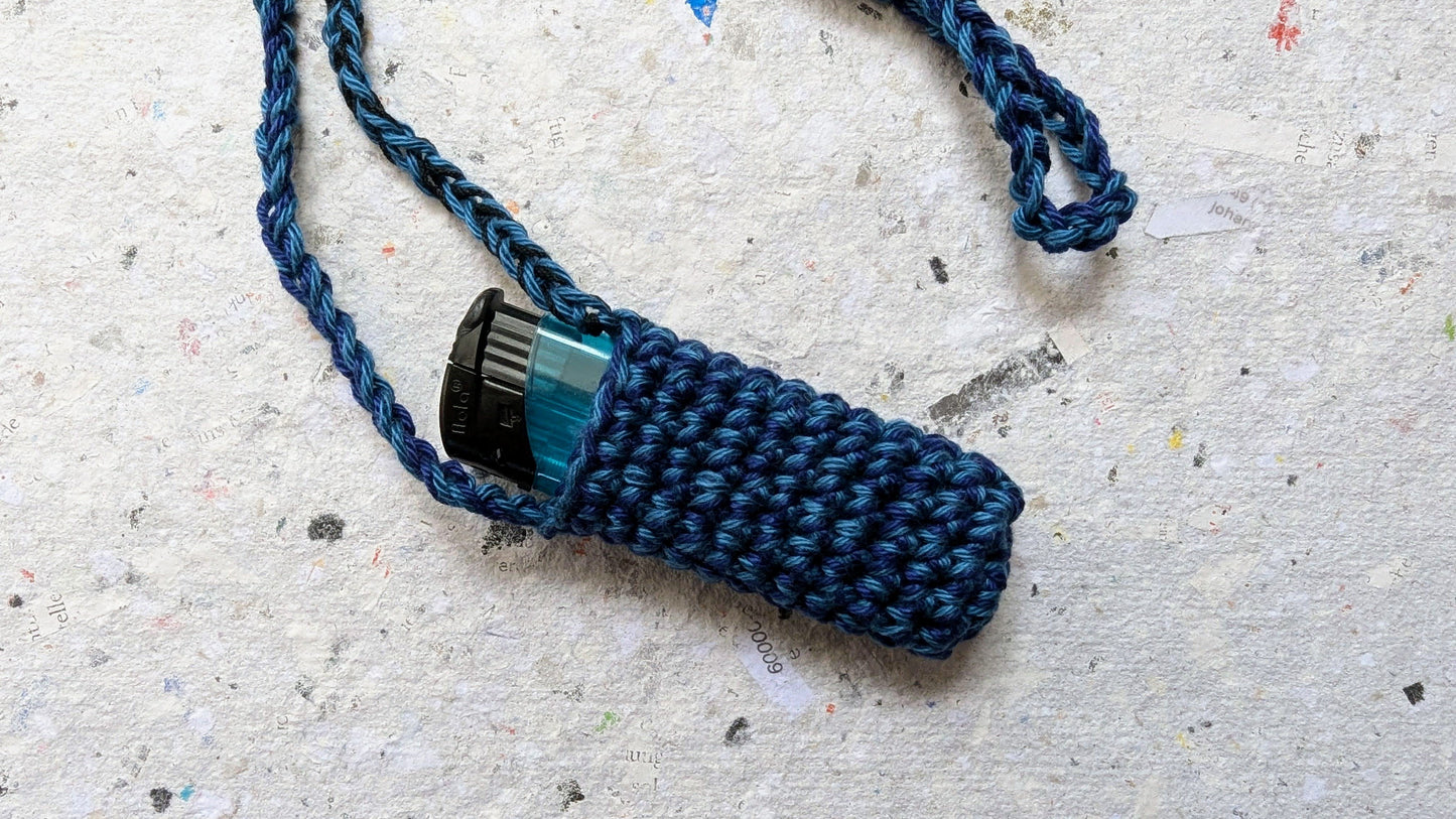 Gehäkelte Tasche fürs Feuerzeug SVETA - jeff - EveryPieceAFriend