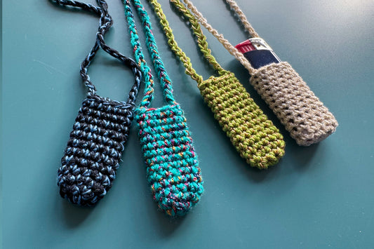 Gehäkelte Tasche fürs Feuerzeug SVETA - jeff - EveryPieceAFriend