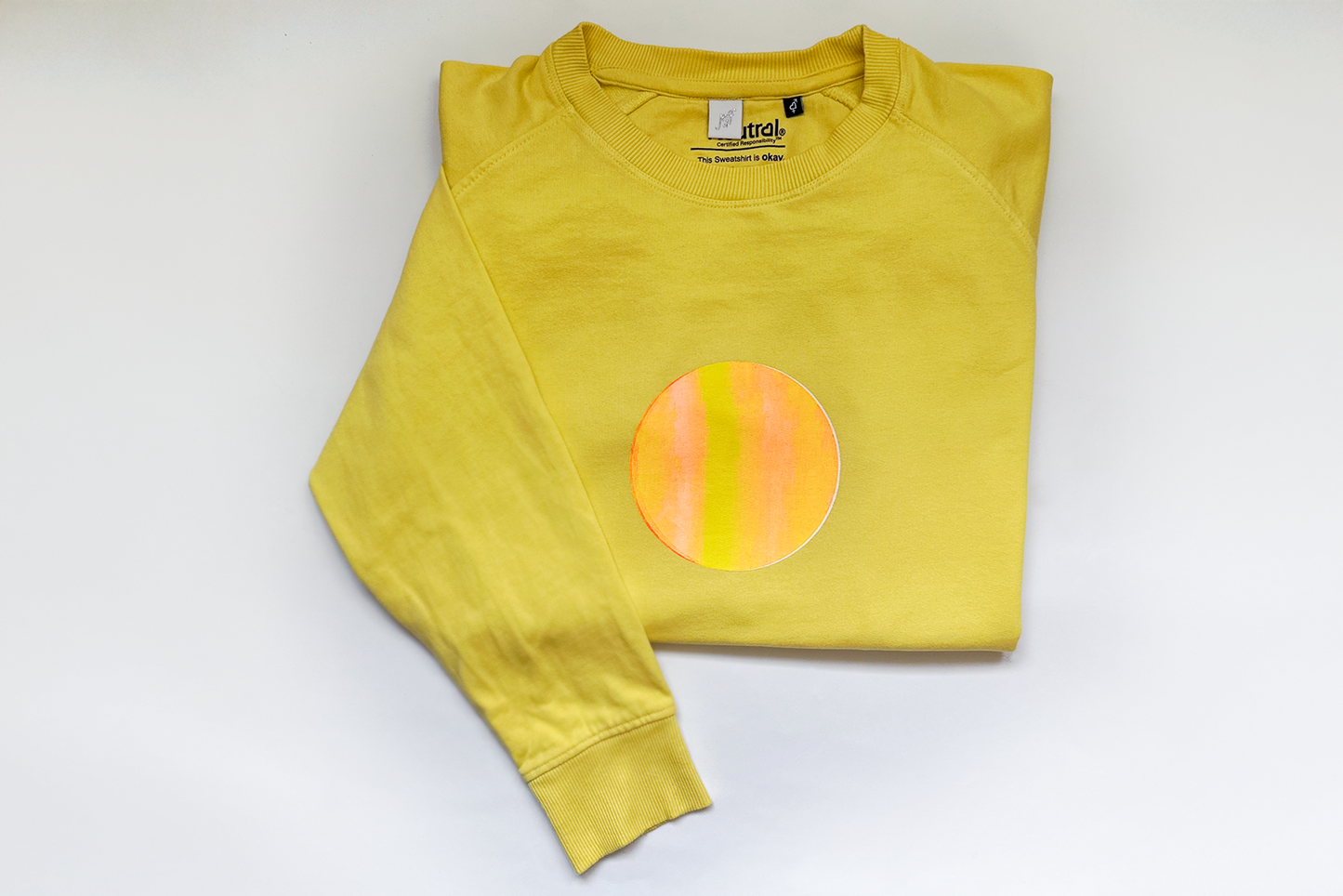 Oversized Pulli UNA mit minimalistischen Print - jeff - EveryPieceAFriend