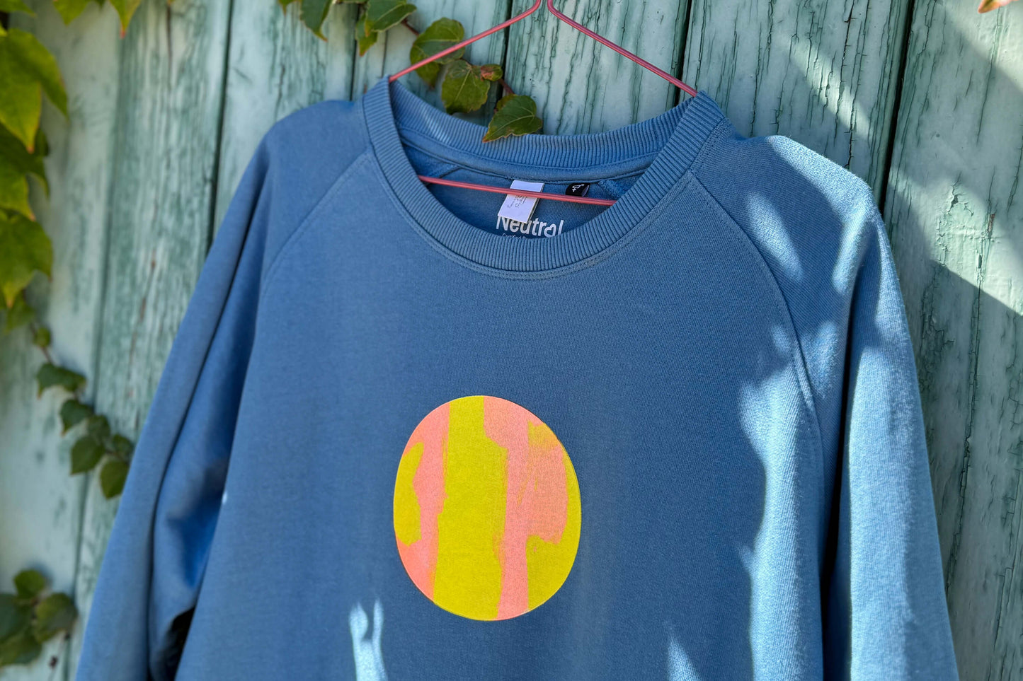 Oversized Pulli UNA mit minimalistischen Print - jeff - EveryPieceAFriend