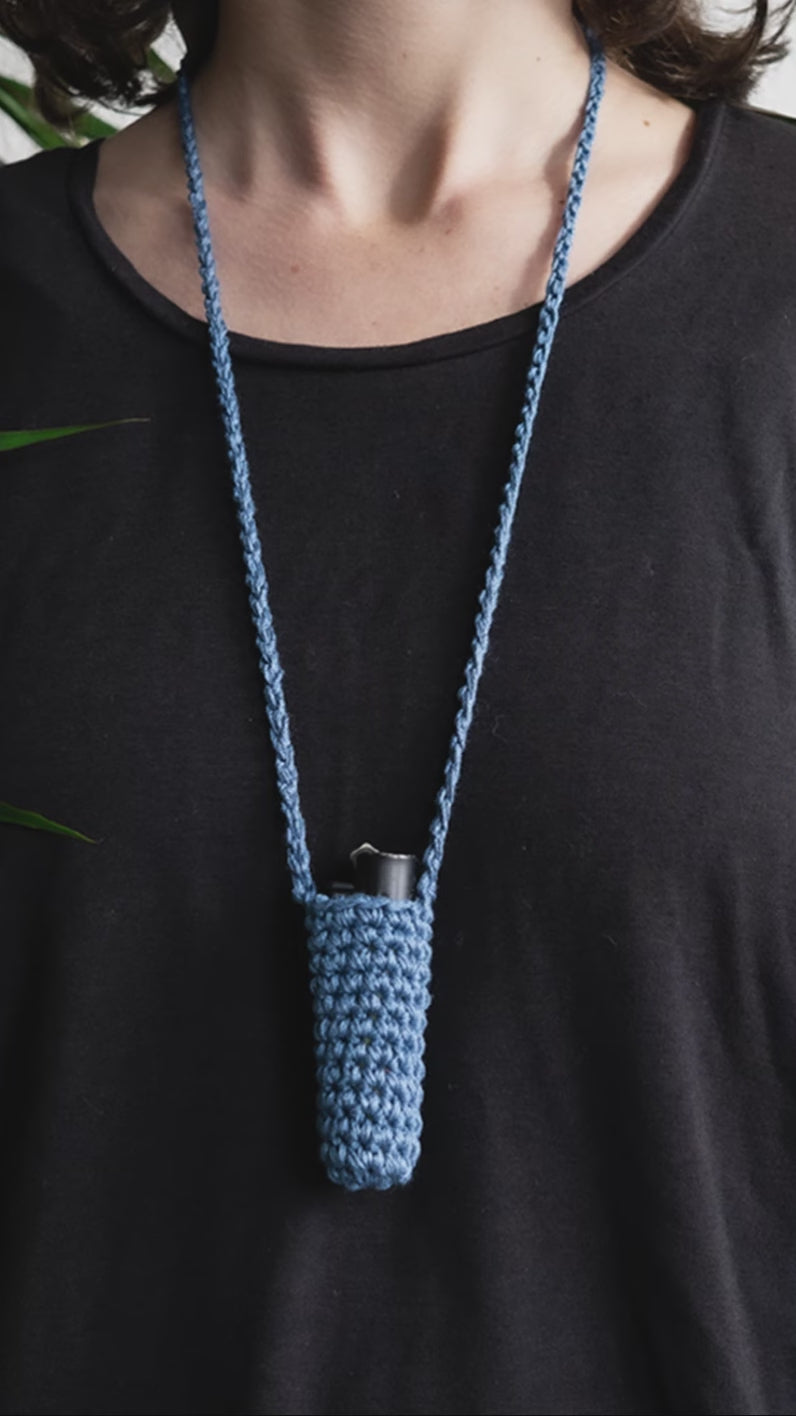 Stop Motion Video Feuerzeug oder Lippenstifthalter zum Umhängen