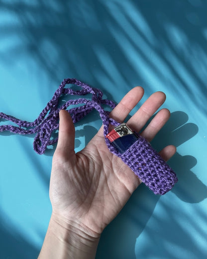 Gehäkelte Tasche fürs Feuerzeug SVETA - jeff - EveryPieceAFriend