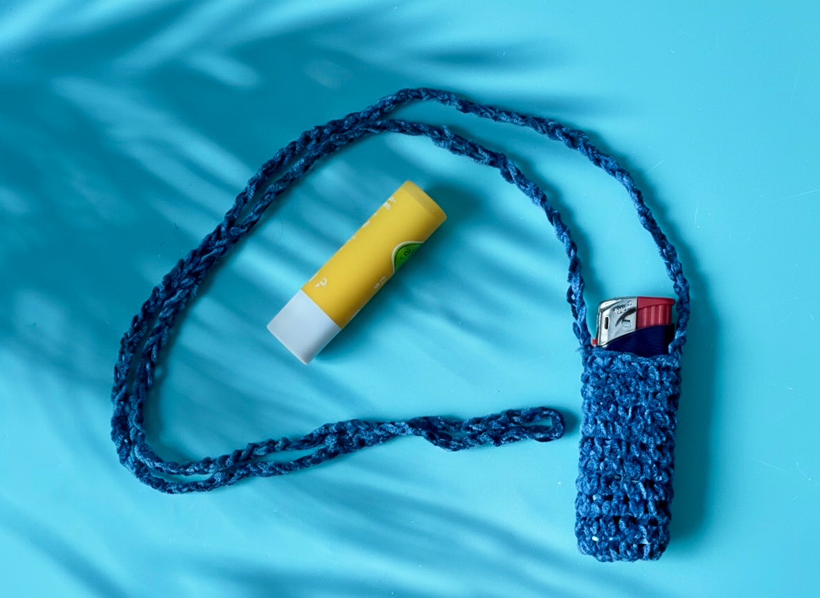 Gehäkelte Tasche fürs Feuerzeug SVETA - jeff - EveryPieceAFriend