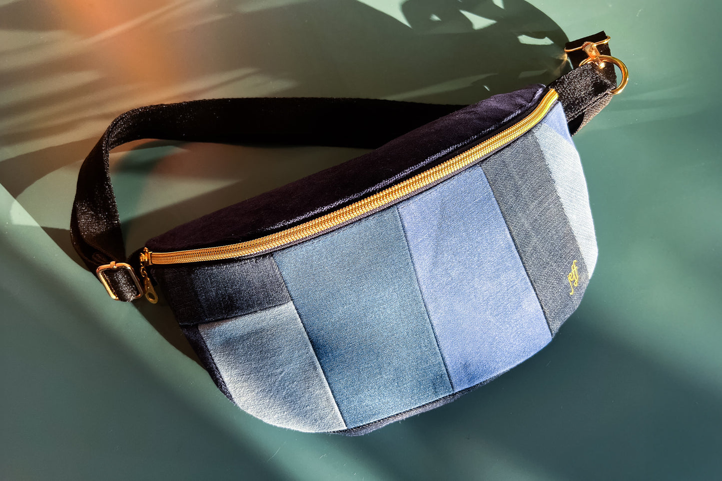 Große Patchwork Bauchtasche JOY