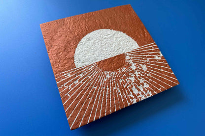 Quadratischer Siebdruck SUNNY - jeff - EveryPieceAFriend