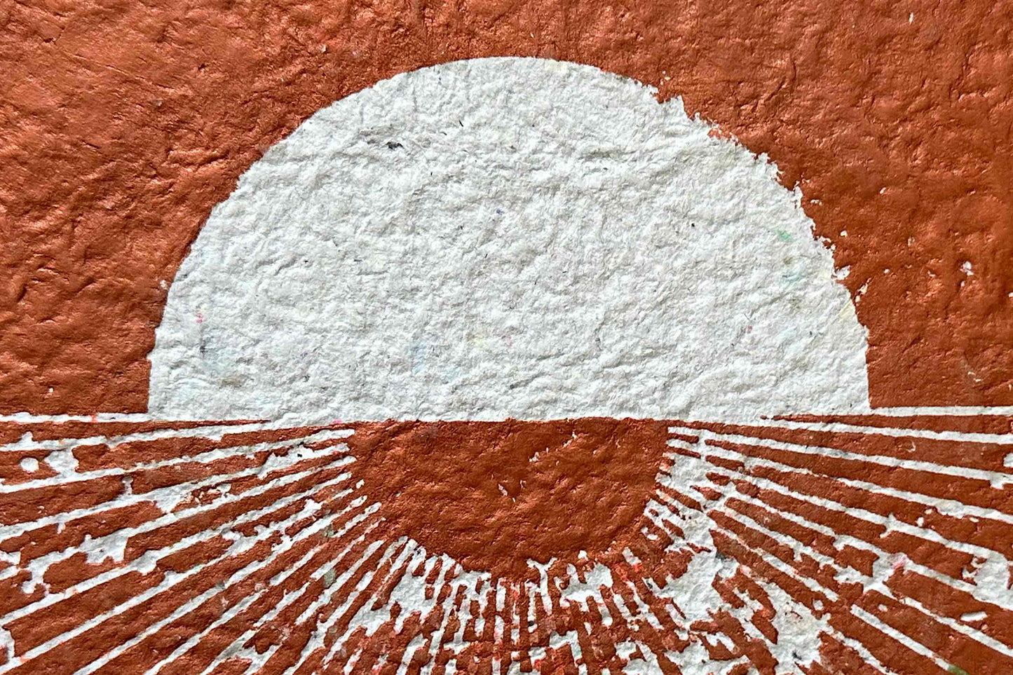 Quadratischer Siebdruck SUNNY - jeff - EveryPieceAFriend
