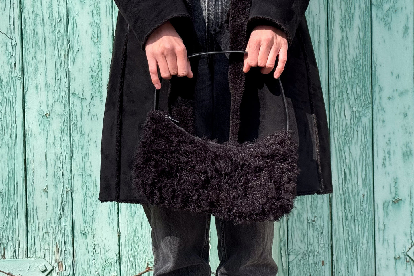 Schwarze Schultertasche LUCIA - jeff - EveryPieceAFriend