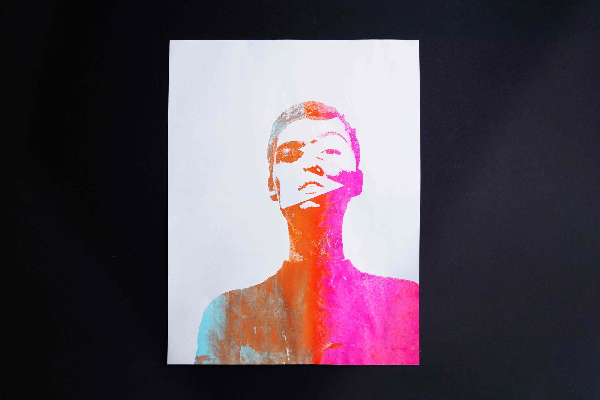 Modernes Siebdruck plakat VLADA von jeff every piece a friend
